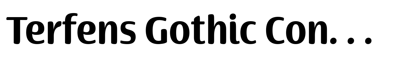 Terfens Gothic Condensed Bold